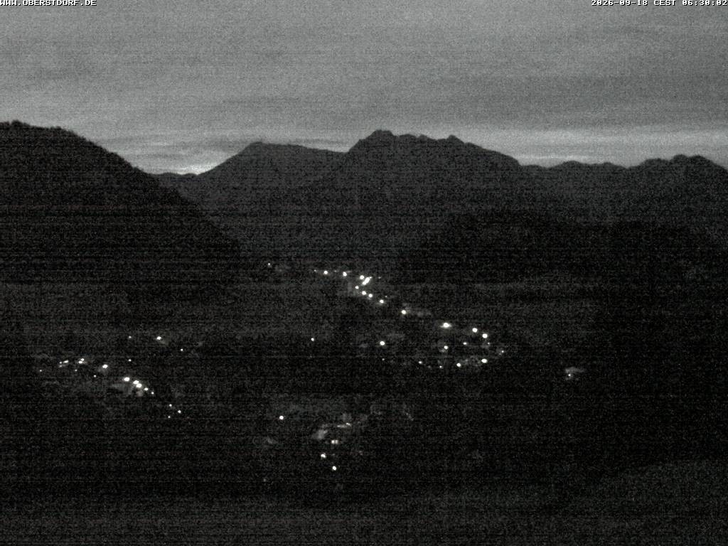 Archived image Webcam Nebelhorn and Rubihorn