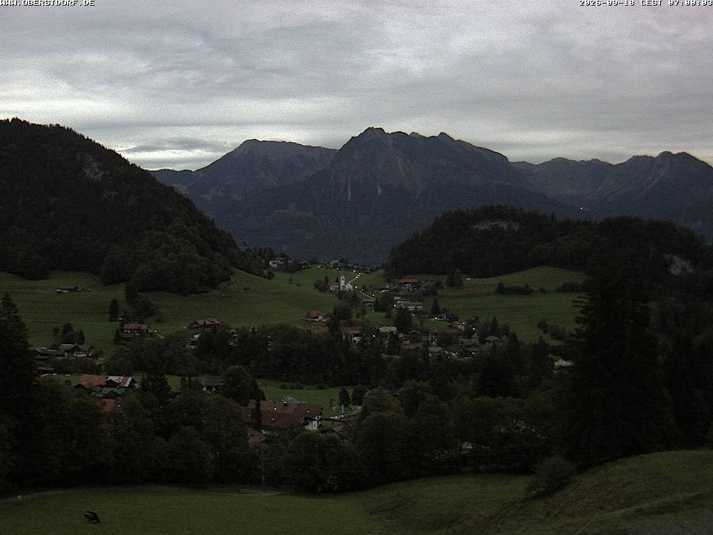 Archived image Webcam Nebelhorn and Rubihorn