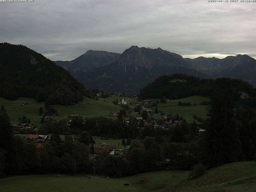 Archived image Webcam Nebelhorn and Rubihorn