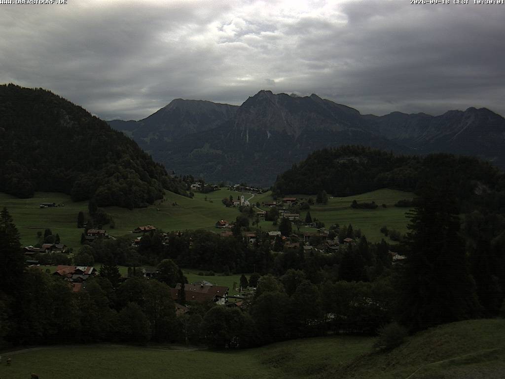 Archived image Webcam Nebelhorn and Rubihorn