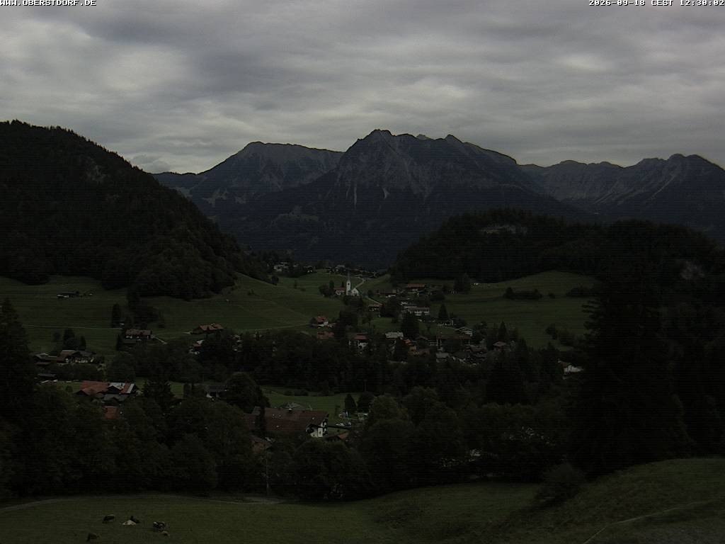 Archived image Webcam Nebelhorn and Rubihorn