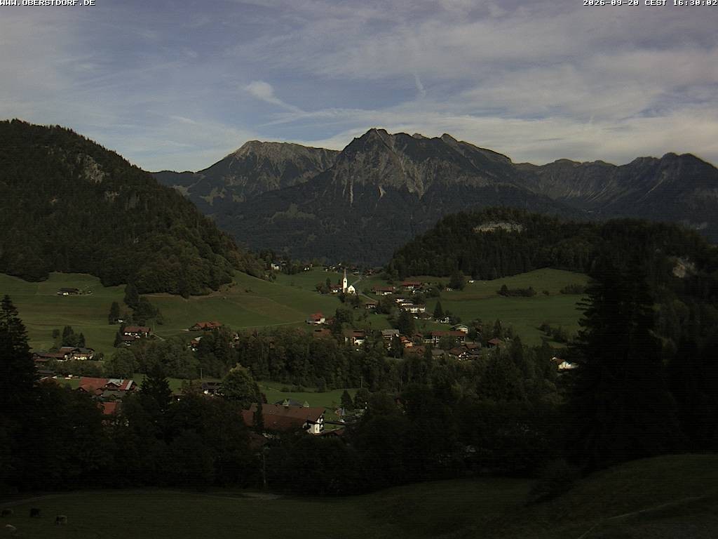 Archiv Foto Webcam Tiefenbach Oberstdorf