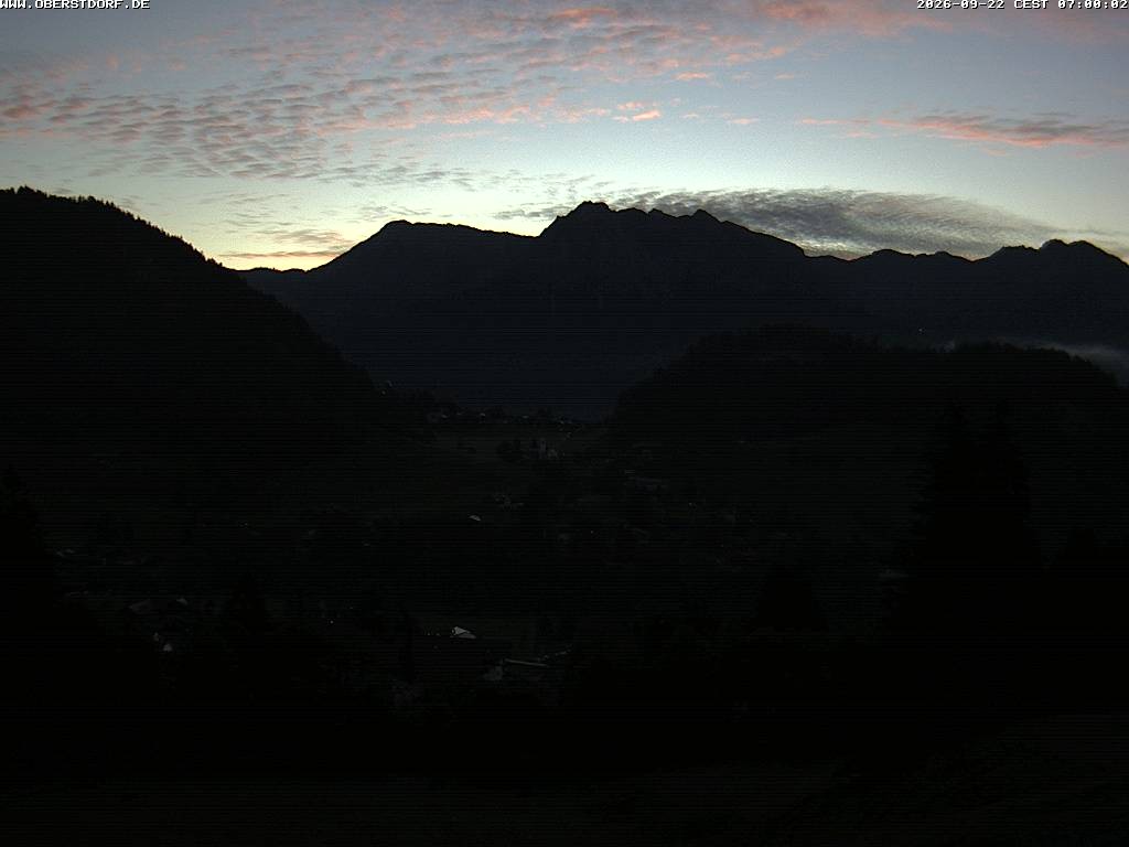 Archiv Foto Webcam Tiefenbach Oberstdorf