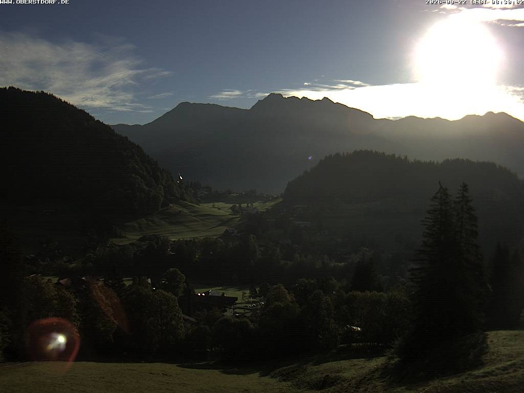 Archiv Foto Webcam Tiefenbach Oberstdorf