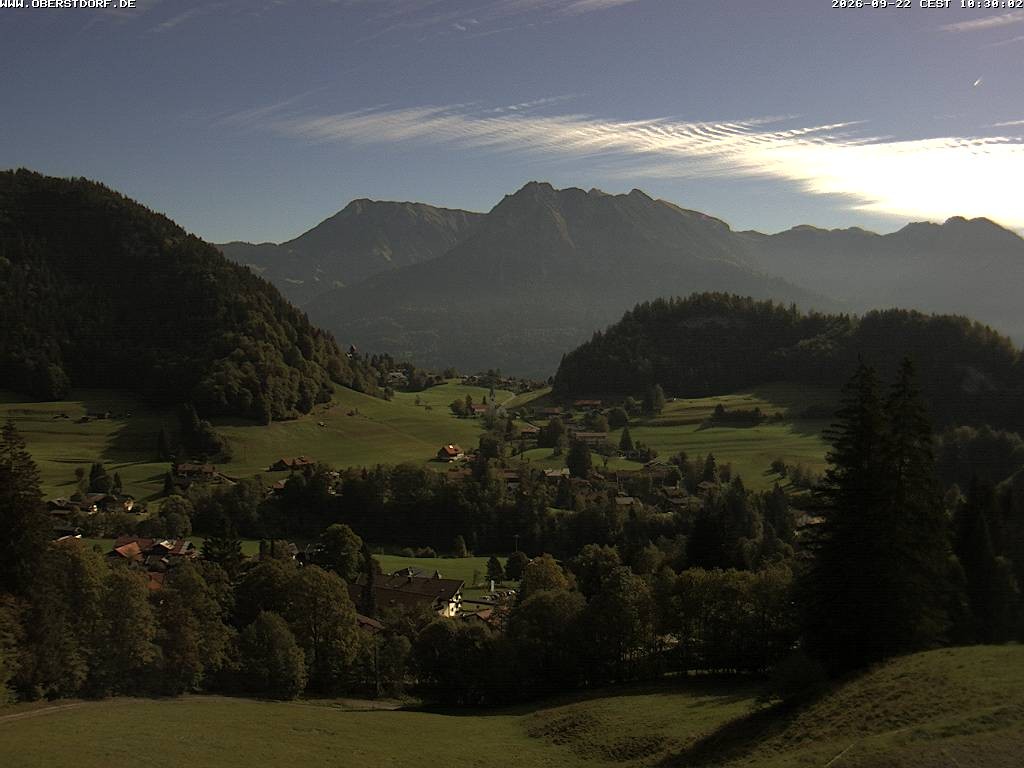 Archiv Foto Webcam Tiefenbach Oberstdorf