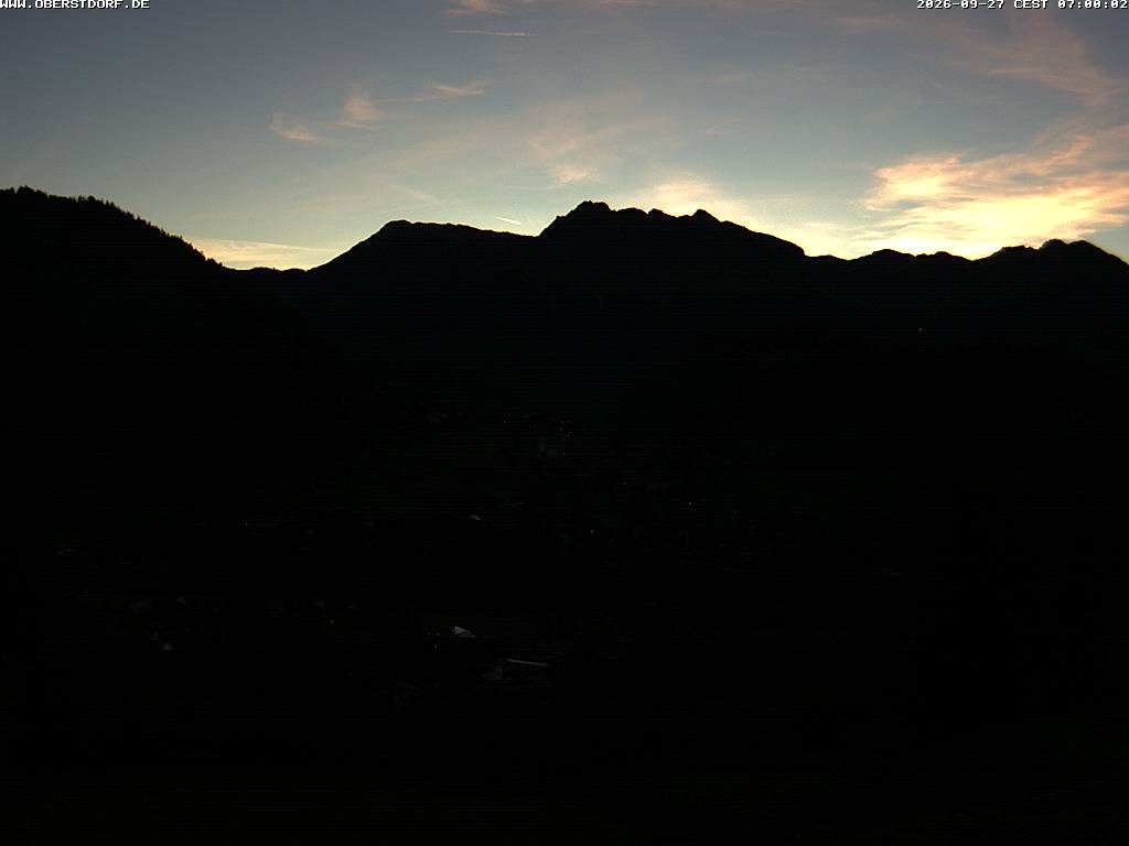 Archiv Foto Webcam Tiefenbach Oberstdorf