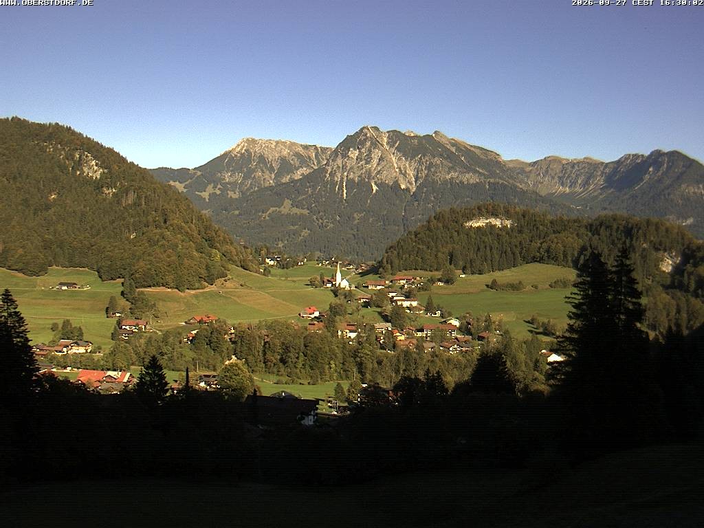 Archiv Foto Webcam Tiefenbach Oberstdorf