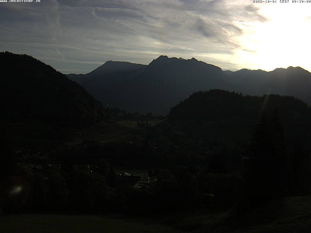 Archived image Webcam Nebelhorn and Rubihorn