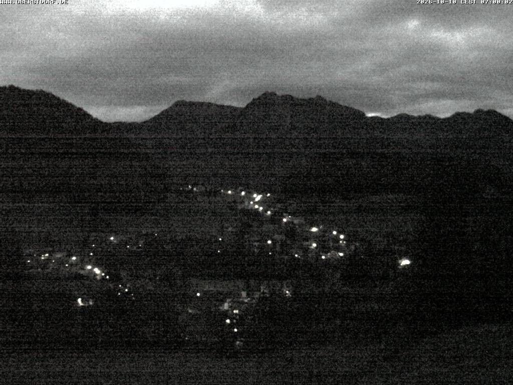 Archived image Webcam Nebelhorn and Rubihorn