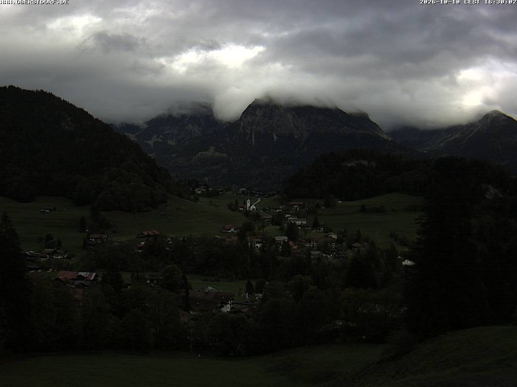 Archived image Webcam Nebelhorn and Rubihorn