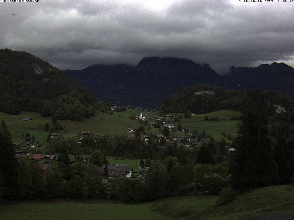 Archived image Webcam Nebelhorn and Rubihorn