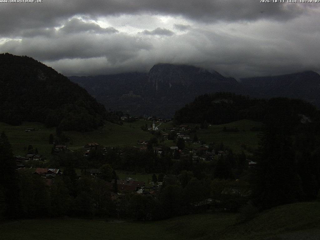 Archived image Webcam Nebelhorn and Rubihorn