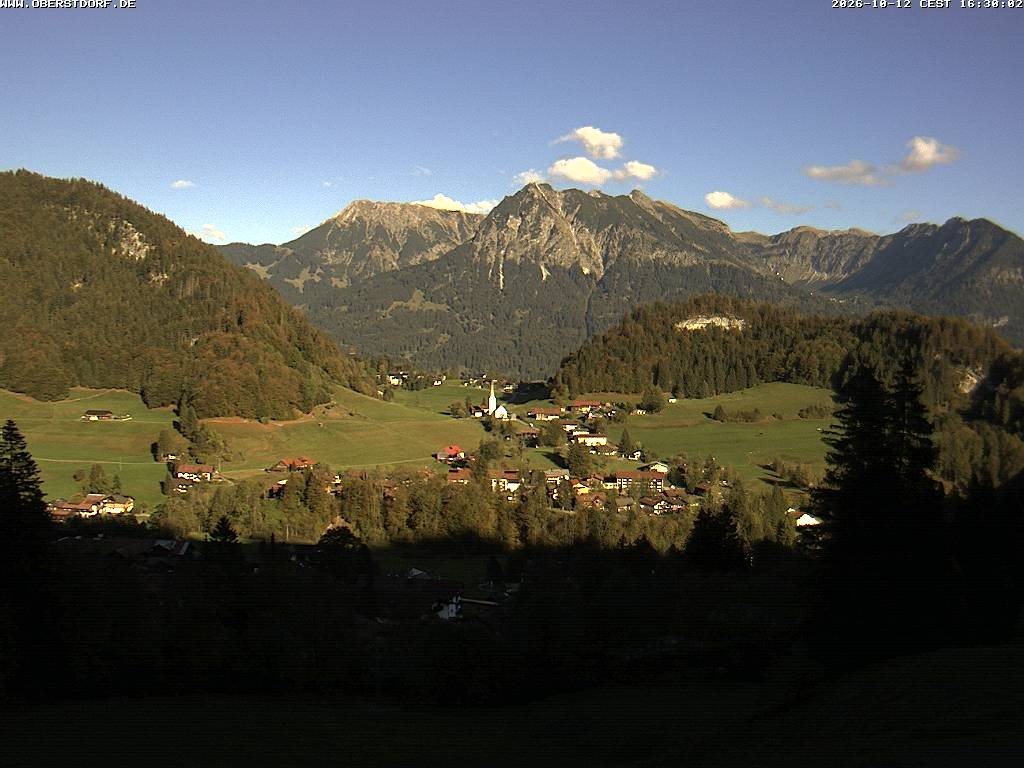 Archiv Foto Webcam Tiefenbach Oberstdorf