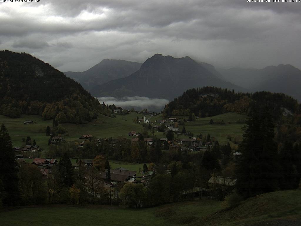 Archived image Webcam Nebelhorn and Rubihorn