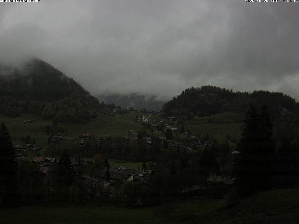 Archived image Webcam Nebelhorn and Rubihorn