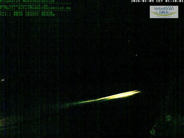 Archived image Webcam Hotel Nebelhornblick