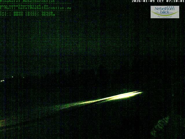 Archiv Foto Webcam Nebelhornblick