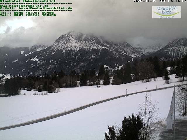 Archiv Foto Webcam Nebelhornblick