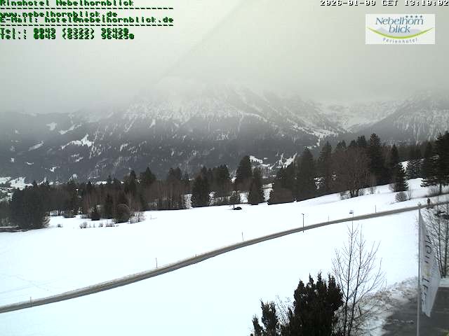 Archiv Foto Webcam Nebelhornblick