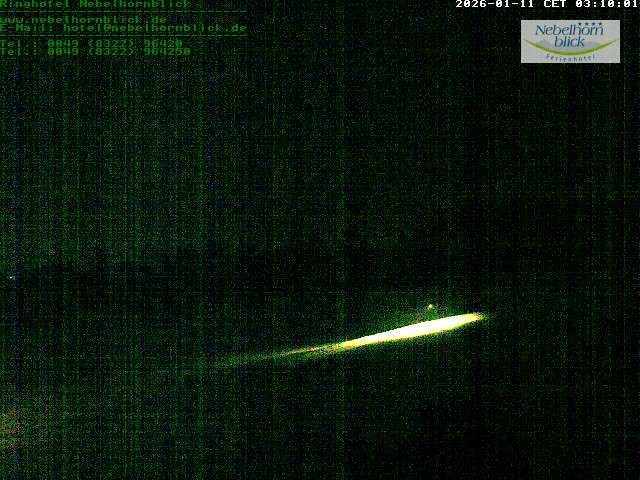 Archiv Foto Webcam Nebelhornblick