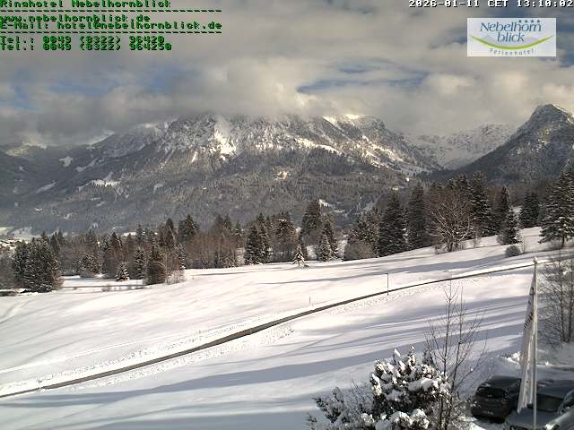 Archiv Foto Webcam Nebelhornblick