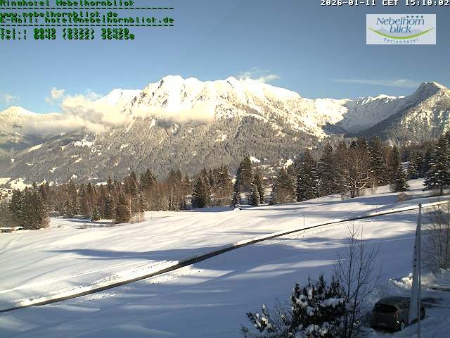 Archiv Foto Webcam Nebelhornblick