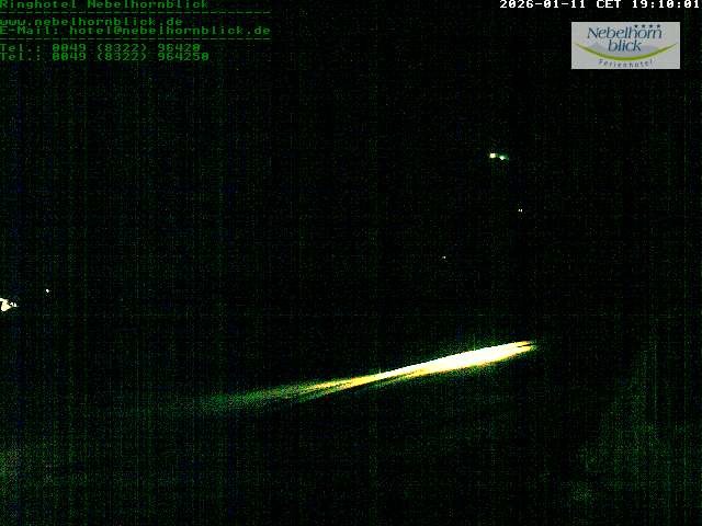 Archiv Foto Webcam Nebelhornblick