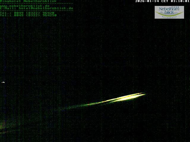 Archived image Webcam Hotel Nebelhornblick