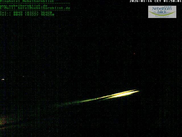 Archiv Foto Webcam Nebelhornblick