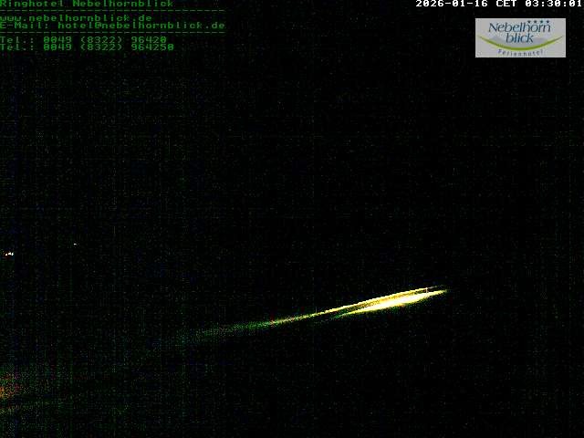 Archiv Foto Webcam Nebelhornblick