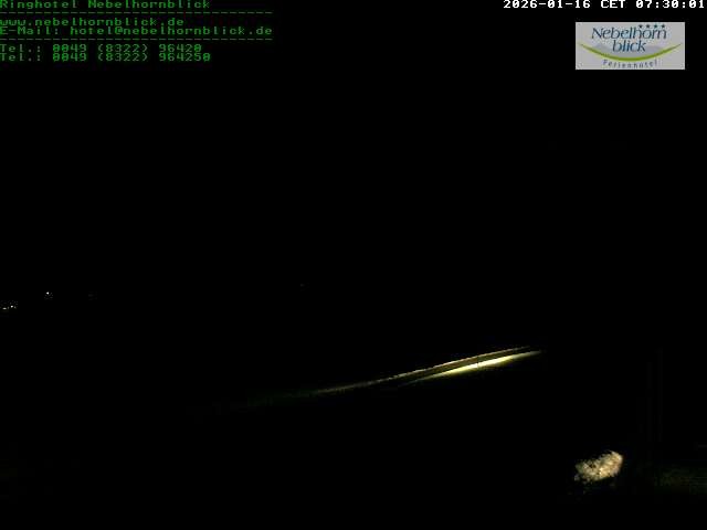 Archiv Foto Webcam Nebelhornblick