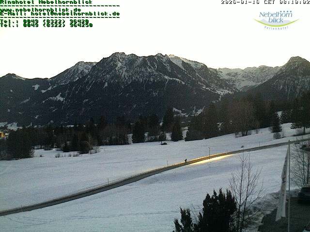 Archiv Foto Webcam Nebelhornblick