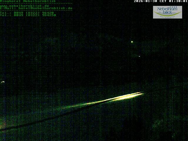 Archiv Foto Webcam Nebelhornblick