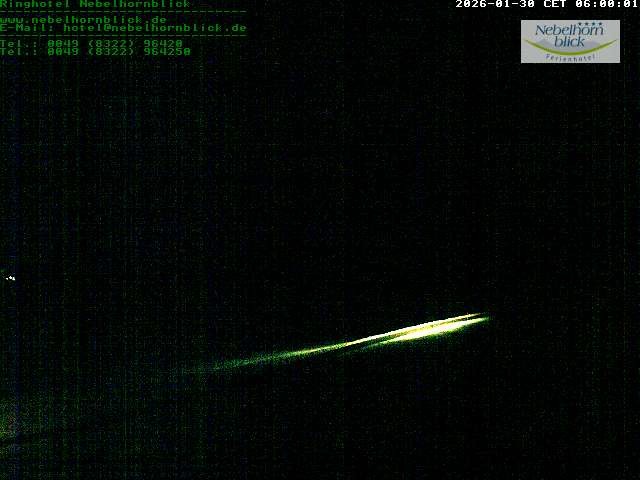 Archiv Foto Webcam Nebelhornblick