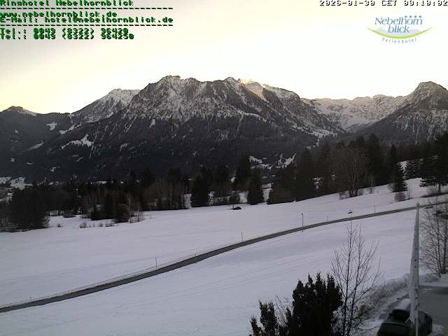 Archiv Foto Webcam Nebelhornblick