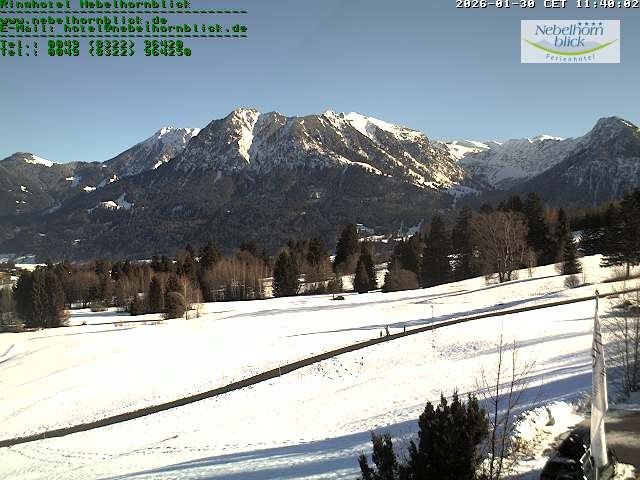 Archiv Foto Webcam Nebelhornblick
