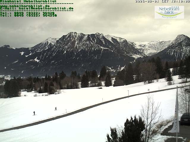Archiv Foto Webcam Nebelhornblick