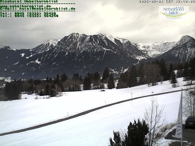 Archiv Foto Webcam Nebelhornblick