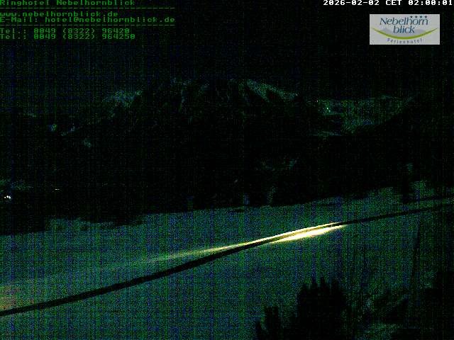 Archiv Foto Webcam Nebelhornblick