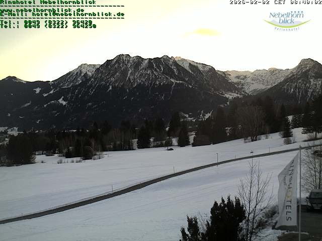 Archiv Foto Webcam Nebelhornblick