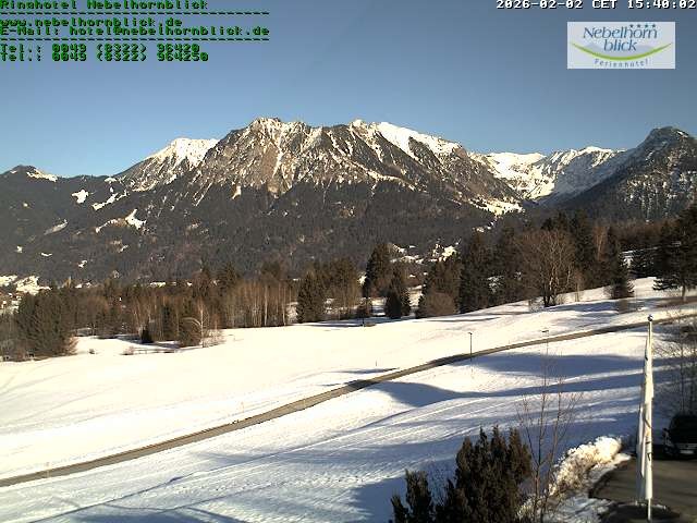 Archiv Foto Webcam Nebelhornblick