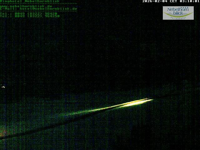 Archiv Foto Webcam Nebelhornblick