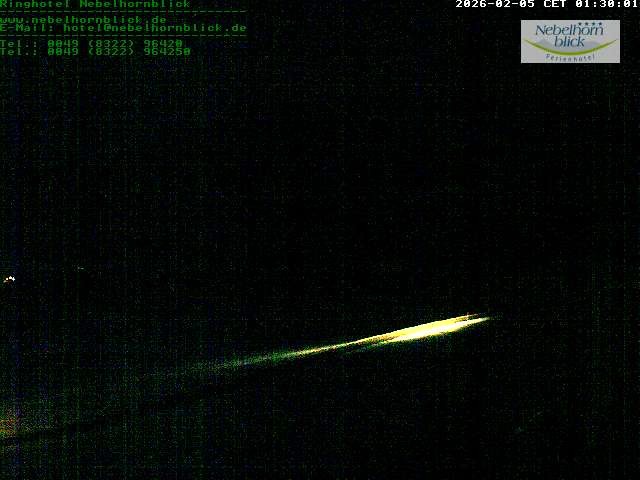 Archived image Webcam Hotel Nebelhornblick