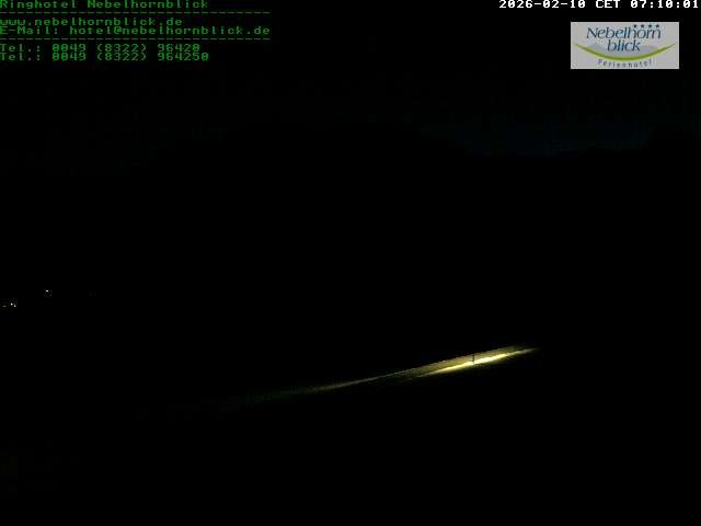 Archiv Foto Webcam Nebelhornblick