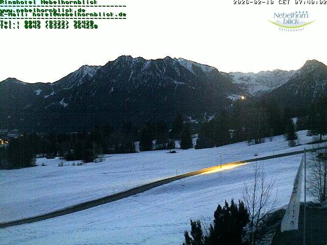 Archiv Foto Webcam Nebelhornblick