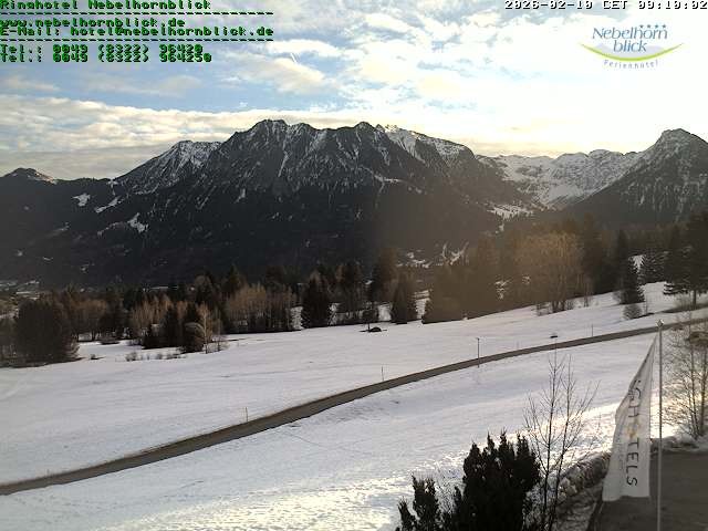 Archiv Foto Webcam Nebelhornblick