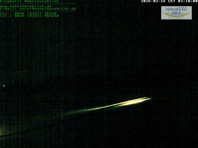 Archiv Foto Webcam Nebelhornblick