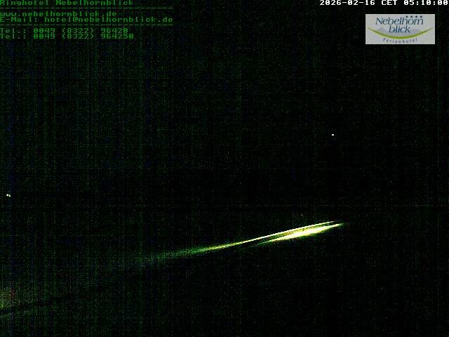 Archiv Foto Webcam Nebelhornblick