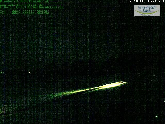 Archiv Foto Webcam Nebelhornblick