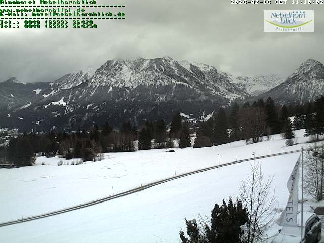 Archiv Foto Webcam Nebelhornblick